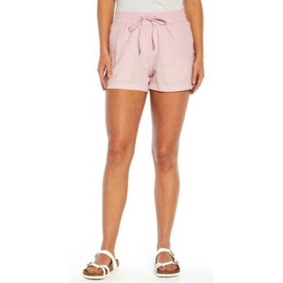 NWT Gap Women’s Linen Short Winsome Orchid Size Large - Picture 1 of 4